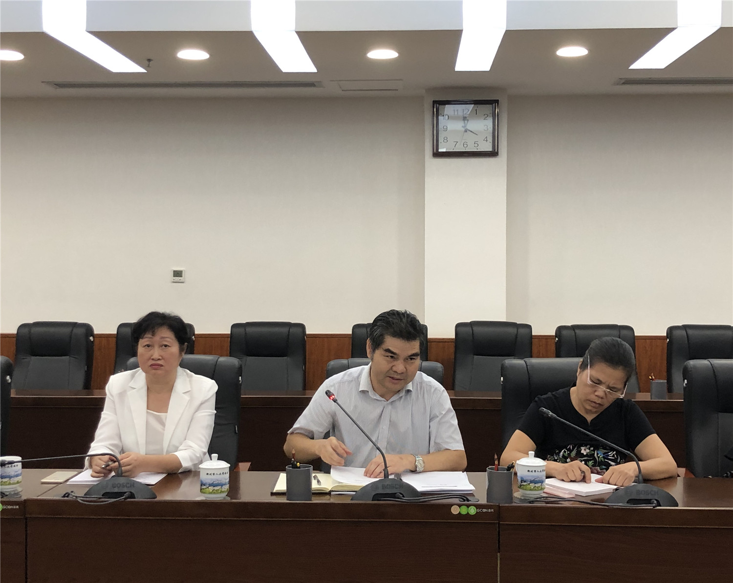 市档案馆、市地志办领导就编志工作提出具体的建议和意见。