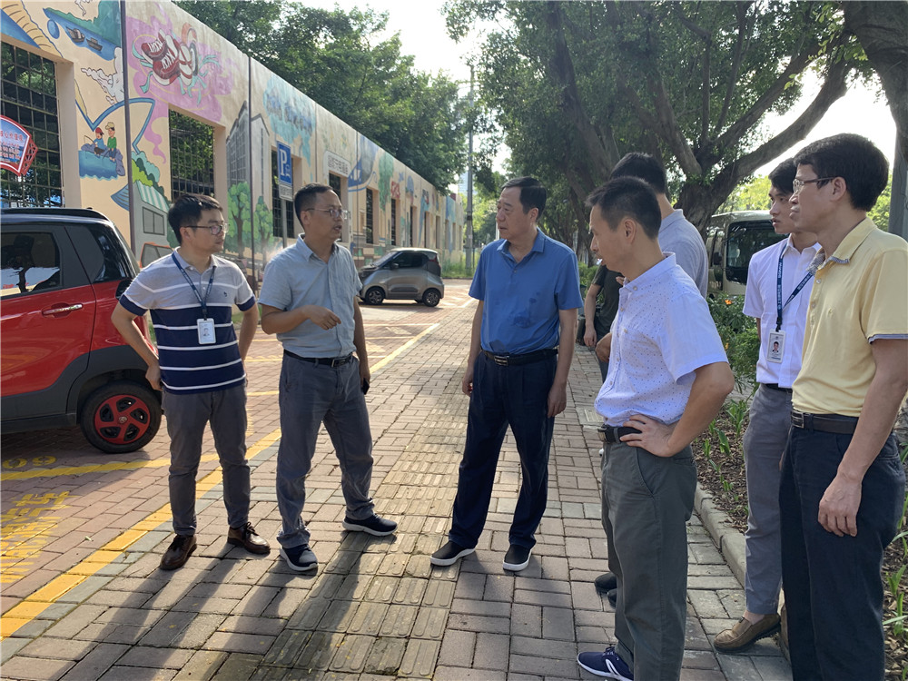 调研组考察经典时代北门新能源示范点