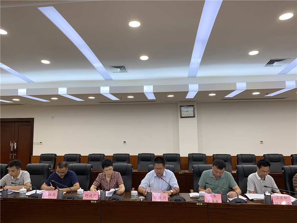 市政府及相关职能部门作汇报