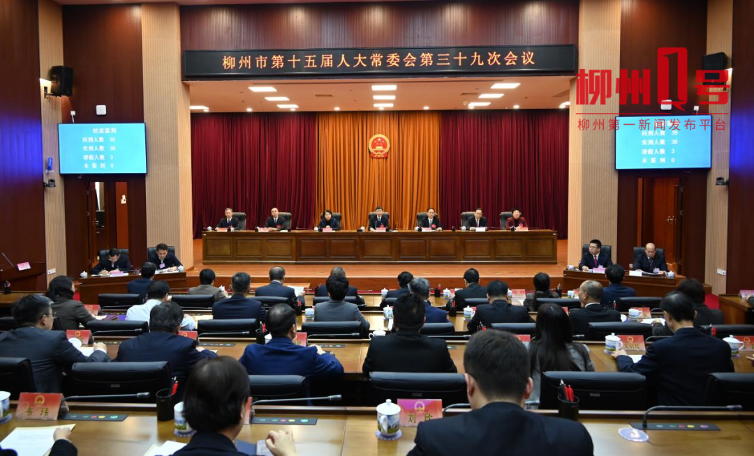 市十五届人大常委会第三十九次会议审议并表决通过有关事项 宋震寰主持会议